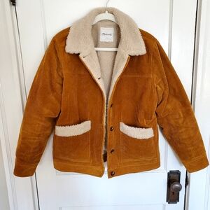 Madewell Cream Sherpa Jacket